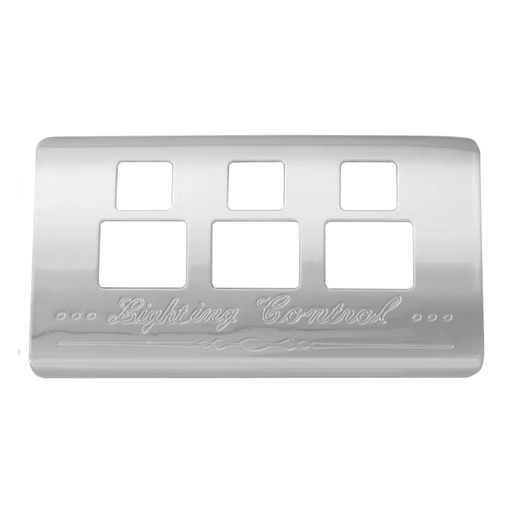 Lighting Control Panel for Kenworth | 3 Switches | Chrome Plastic | Grand General