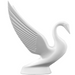 Swan Hood Ornament | Matte White | Grand General