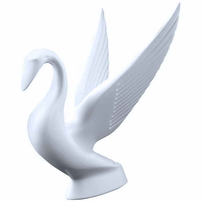 Swan Hood Ornament | Matte White | Grand General