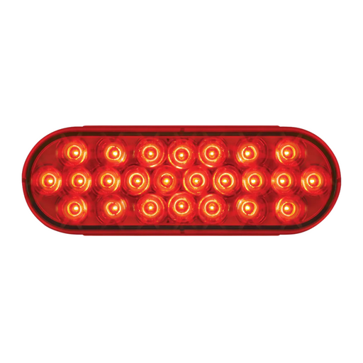 Oval Pearl LED Light | Red/Red | Grand General