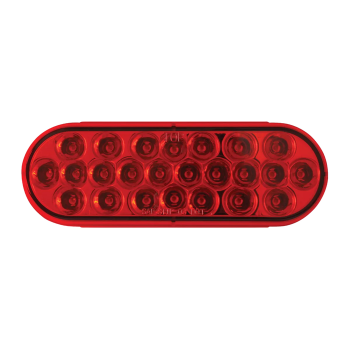 Oval Pearl LED Light | Red/Red | Grand General