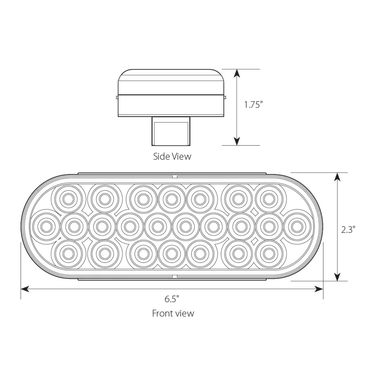 Oval Pearl LED Light | Grand General