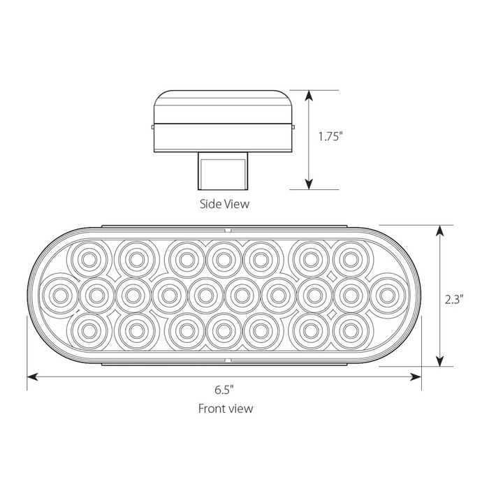 Oval Pearl LED Light | Grand General