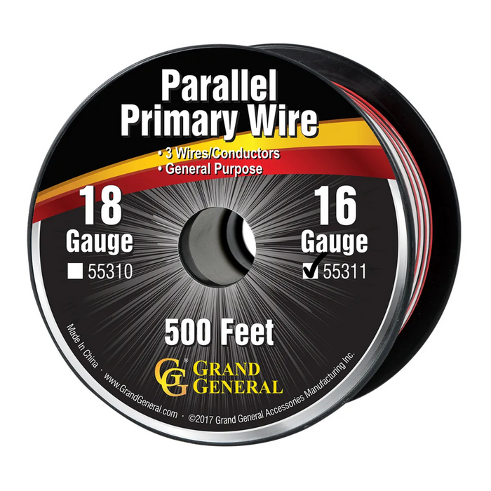 Parallel Primary Wire | 100 ft | 16 Gauge | Grand General