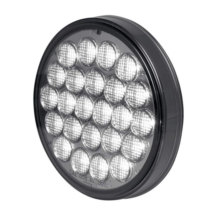 Pearl Smoke Lens White LED Backup / Reverse Light | 24 LED Sealed | Older Packaging Discount | Grand General