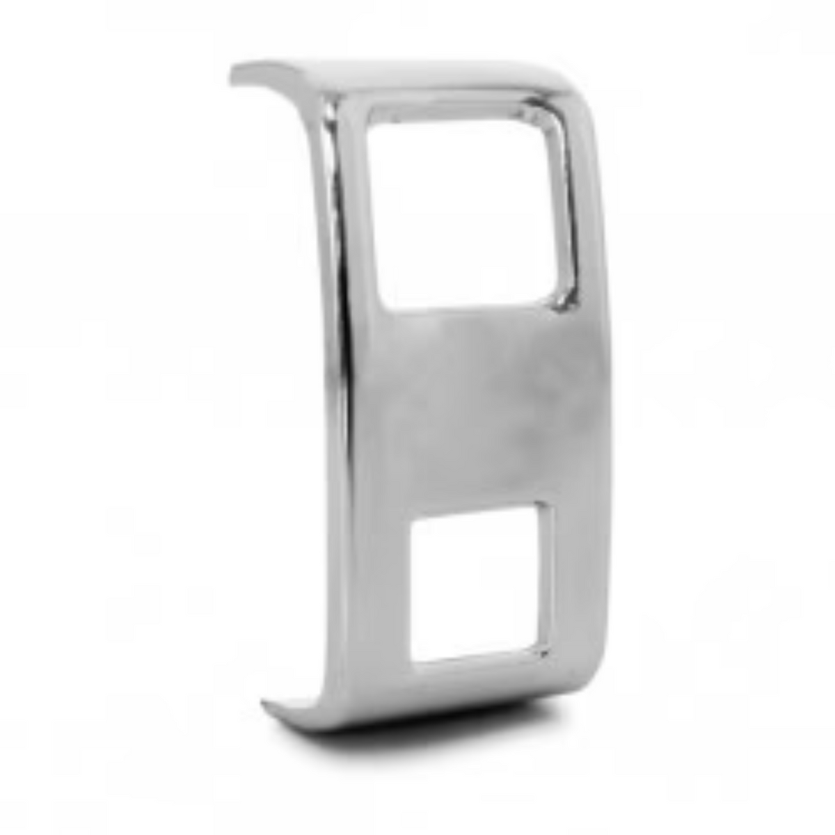Rocker Switch Cover for Kenworth | 2 Square Openings | Chrome Plastic | Grand General
