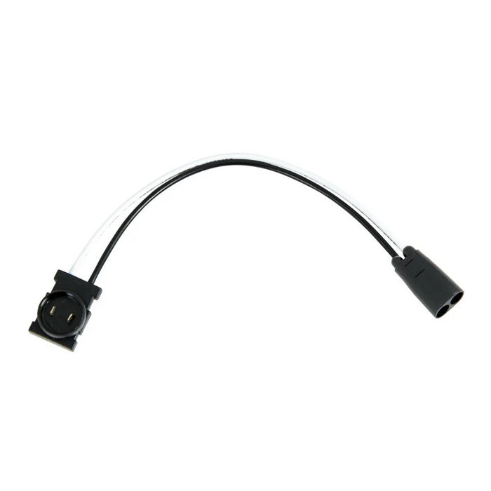 Round Male 2 Pin to Double Female Bullet Light Adapter Plug | 6" Lead Wire | Grand General