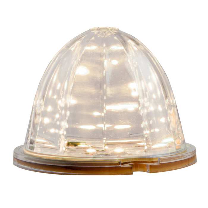 Sealed Watermelon LED Light w/ Clear Plastic Lens | Warm White | Grand General