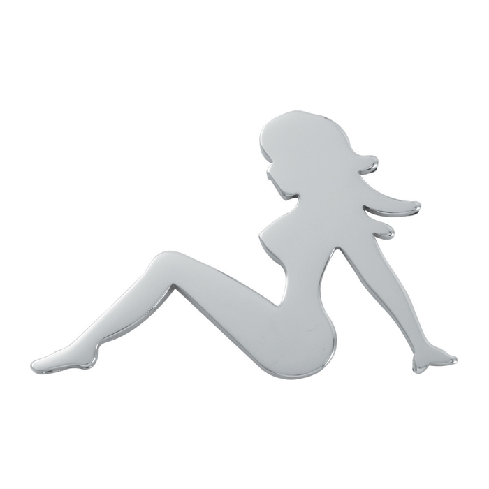 Sitting Lady Cut Out Stud-Mount | Left Facing | 6.5" x 9" | Grand General