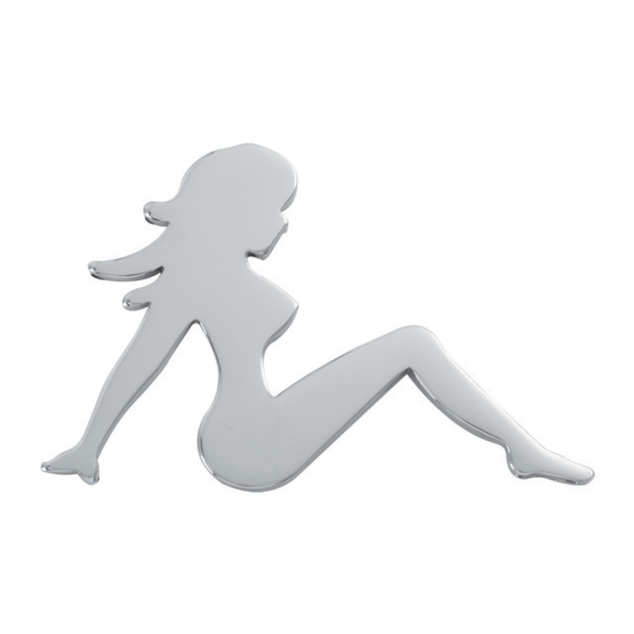 Sitting Lady Cut Out Stud-Mount | Right Facing | 6.5" x 9" | Grand General