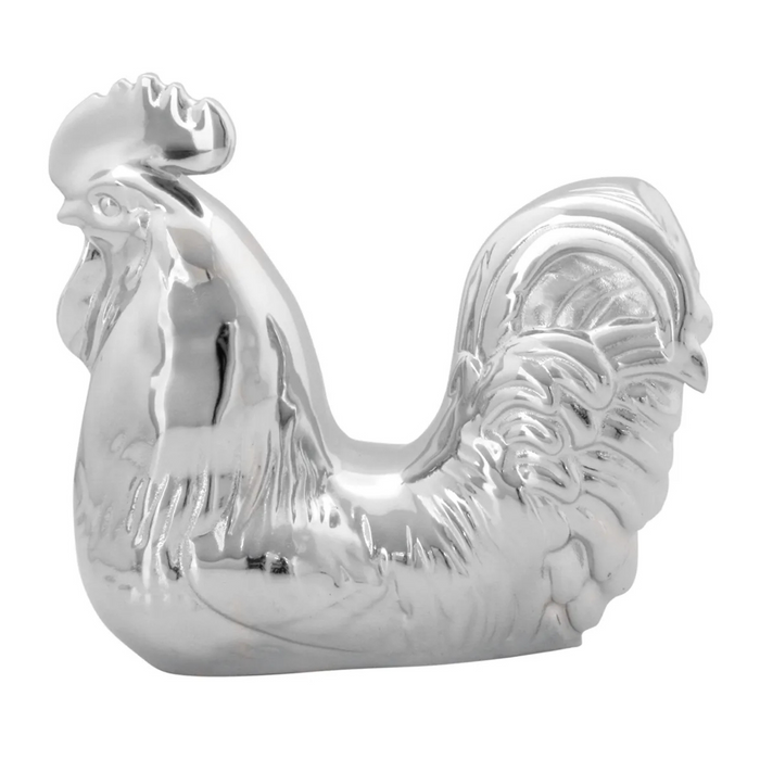 Sitting Rooster Hood Ornament | Chrome | Grand General