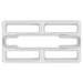 Small A/C Vent Cover for Kenworth W | Chrome Plastic | Grand General