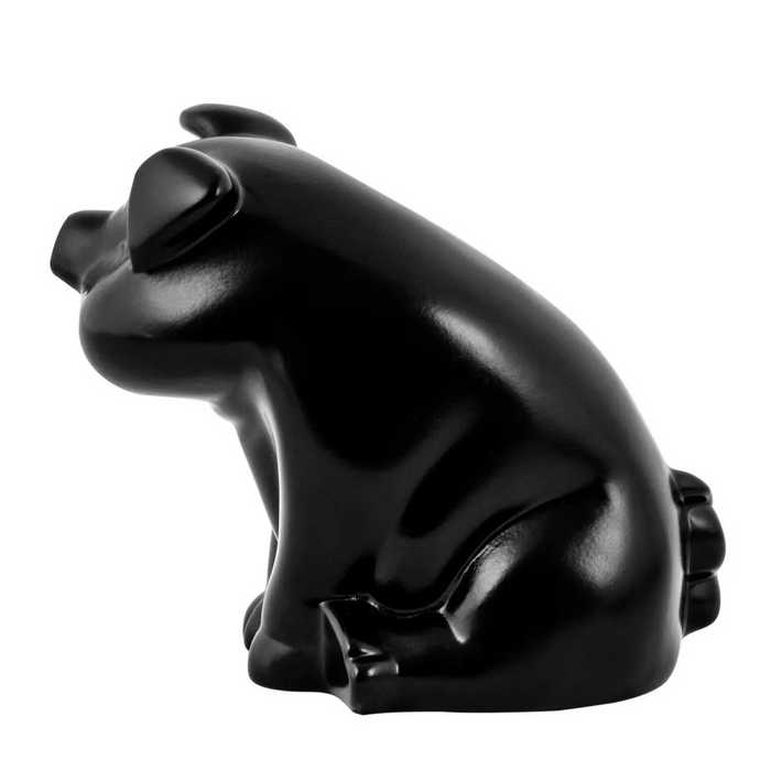 Smiling Pig Hood Ornament | Matte Black | Grand General