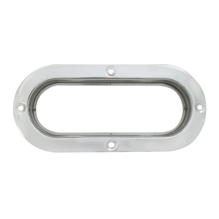 Stainless Steel Flange Mount Bezel for Oval Light | Grand General
