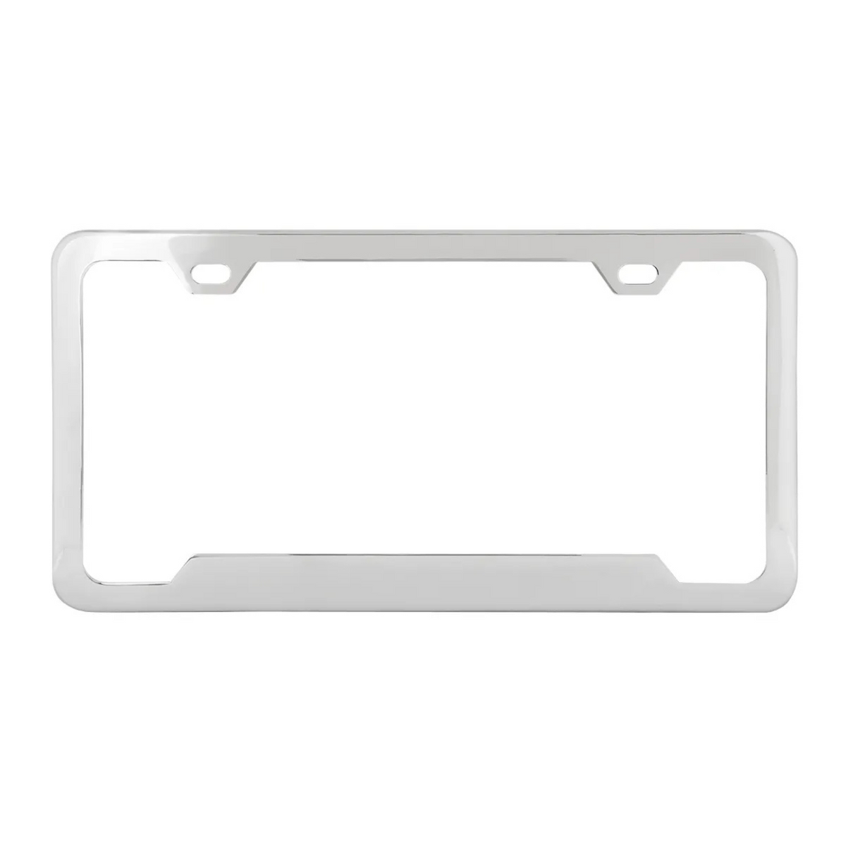 Stainless Steel License Plate Frame | 2 Holes | Grand General