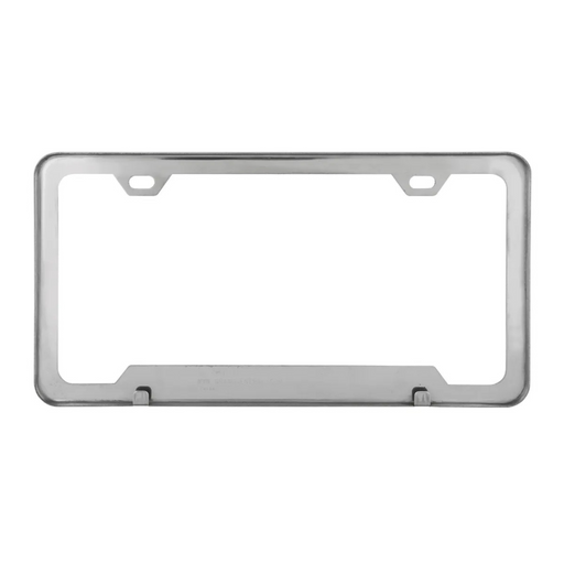 Stainless Steel License Plate Frame | 2 Holes | Grand General