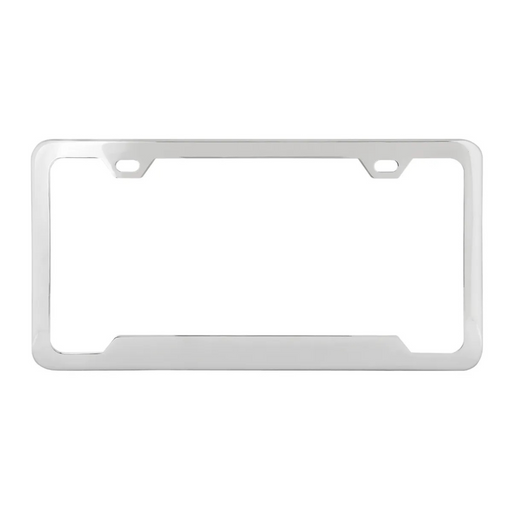 Stainless Steel License Plate Frame | 2 Holes | Grand General
