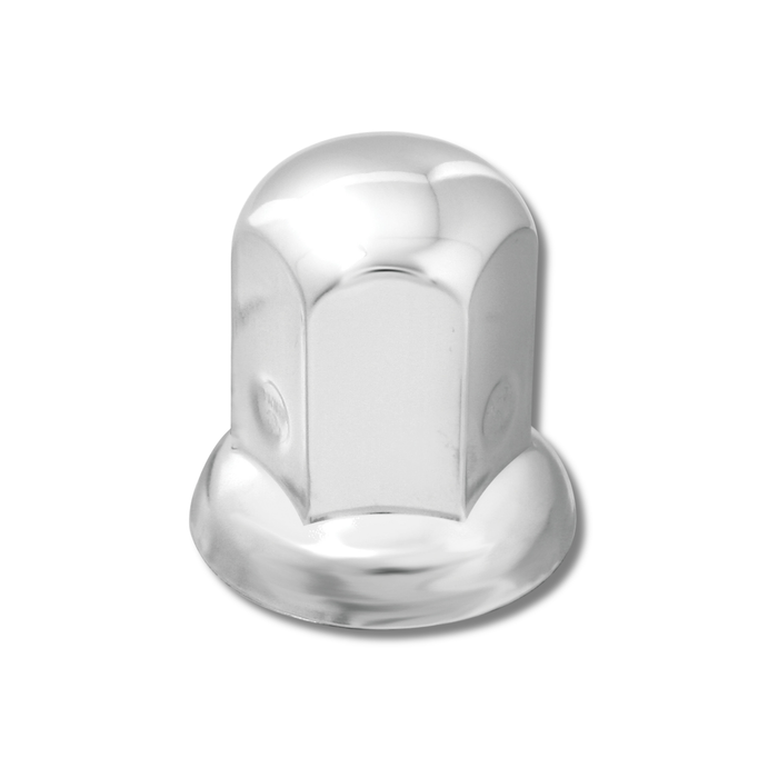 Standard Chrome Steel Lug Nut Cover with Flange - Grand General