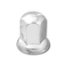 Standard Chrome Steel Lug Nut Cover with Flange - Grand General