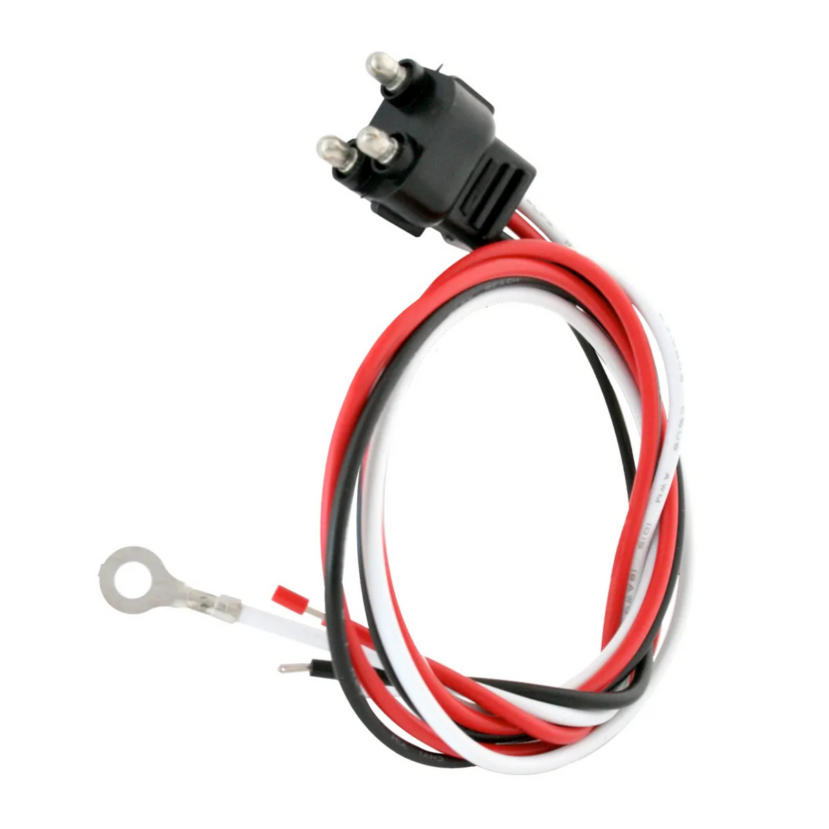 Straight 3-Prong Light Plug | 24" Lead Wire | Grand General