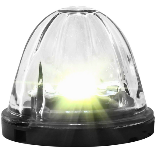 Super Star Watermelon Glass Lens Surface Mount LED Sealed Light | White/Clear | Grand General