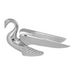 Swan Wonderwing Hood Ornament | Chrome | Grand General