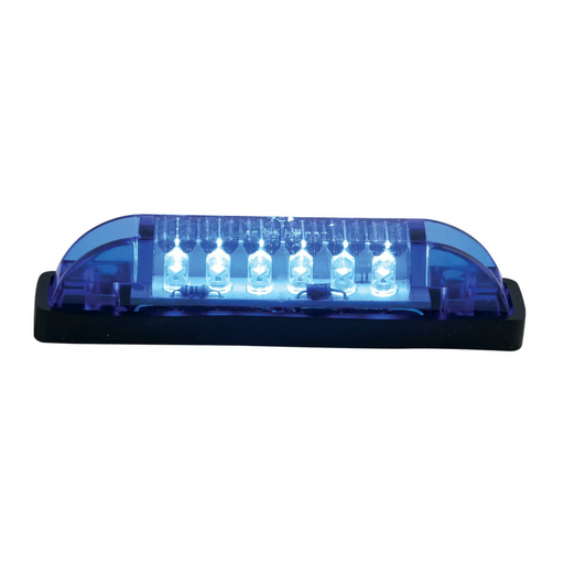 Thin Surface Mount LED Marker Light | Blue/Blue | Grand General
