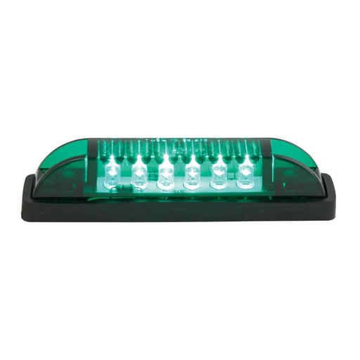 Thin Surface Mount LED Marker Light | Green/Green | Grand General