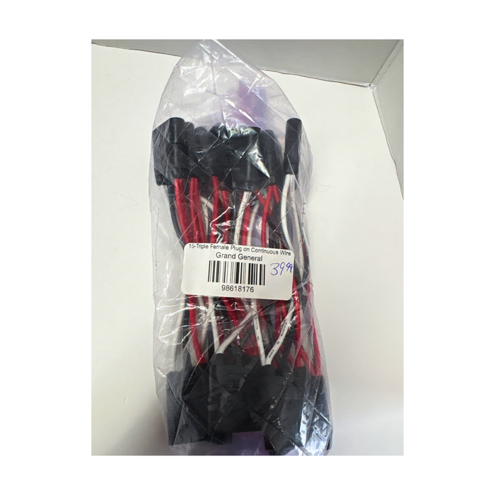 Triple Female Plug on Continuous Wire 15 Pack | Grand General