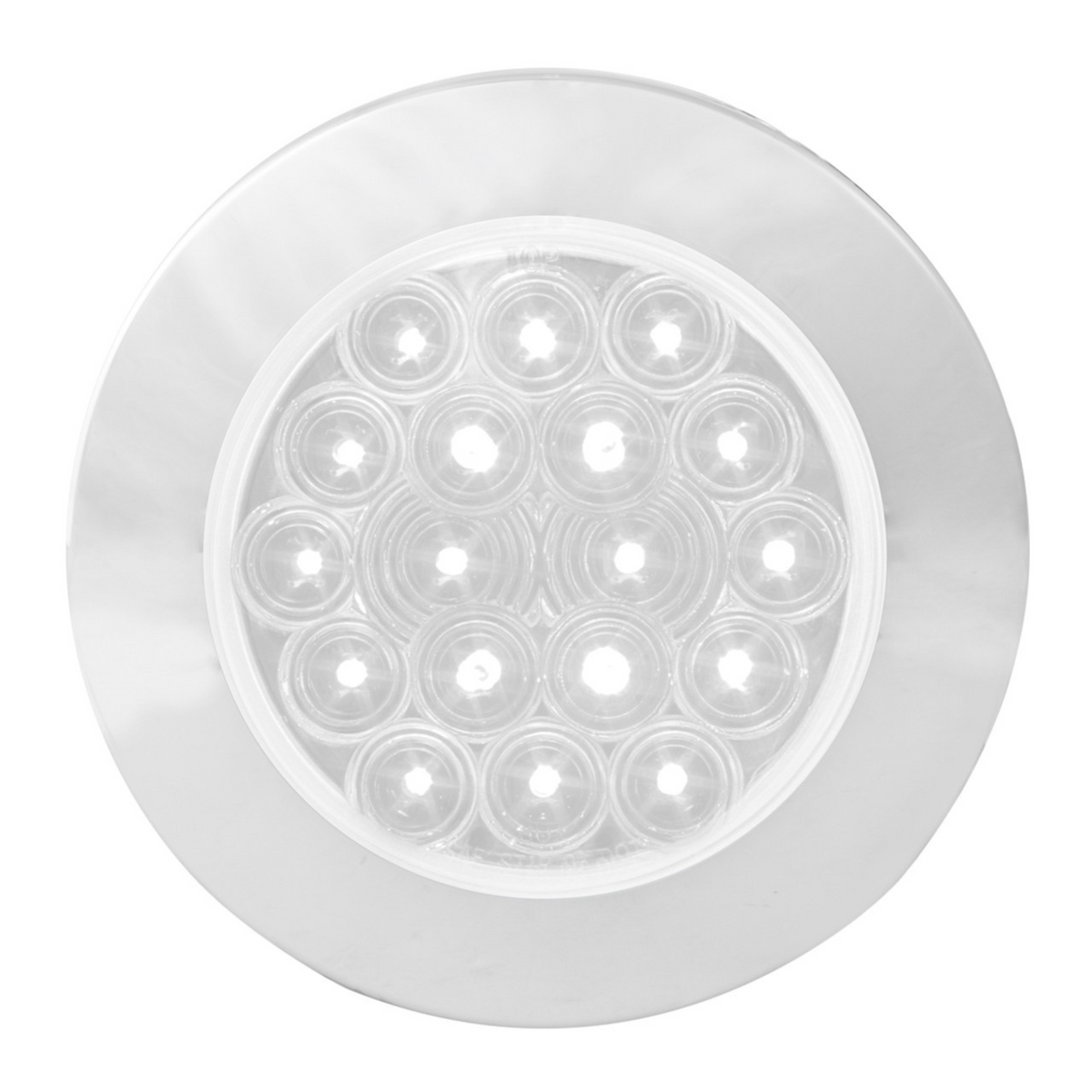 Twist-on Bezel | Chrome Plastic | 4" | Bezel Only | Grand General
