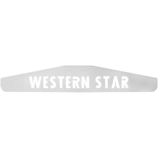Western Star Mud Flap Weights Chrome | 24" x 4" | 11.5 Gauge Steel | Grand General