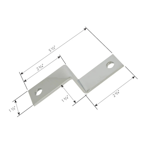 Z Bracket | 5-1/2" | Stainless Steel | 1 Pack | Grand General