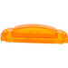 Amber Grote 46933 SuperNova Thin-Line LED clearance and marker light with polycarbonate lens, used on trucks and trailers for side or front lighting.