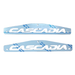 Cascadia Stainless Steel Mud Flap Weights Pair Laser Cut Logo | GS