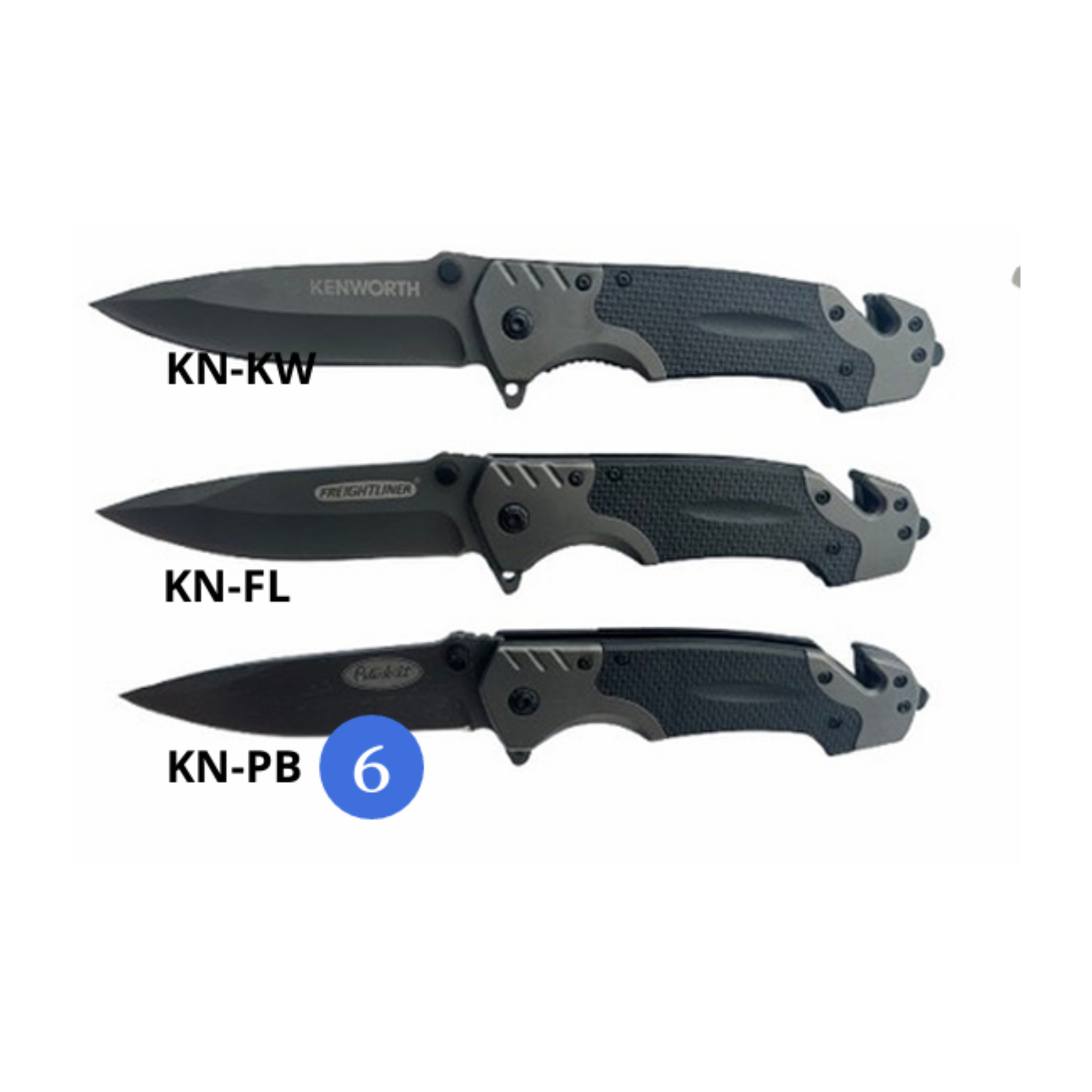Folding Pocket Knife with Emblem and Thread Cutter | Kenworth | GS