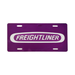 Freightliner Acrylic Vanity Plate Laser Cut Colored Mirror Finish | Purple | GS