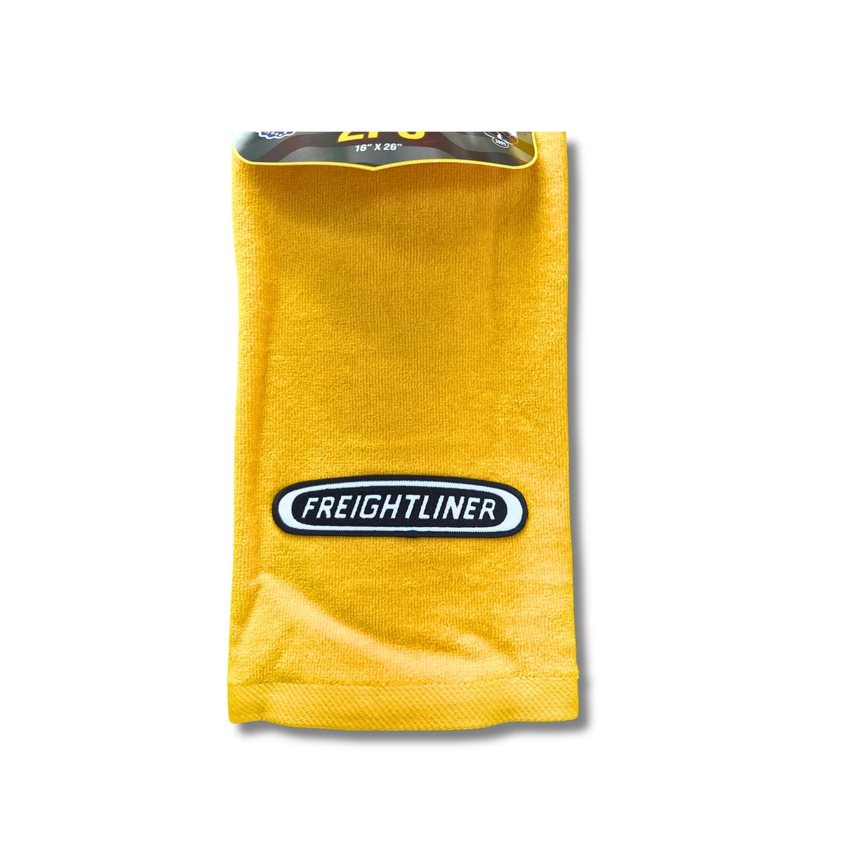 Freightliner Door Handle Rag | Gold | Black &amp; White Logo | 2-Pack | GS