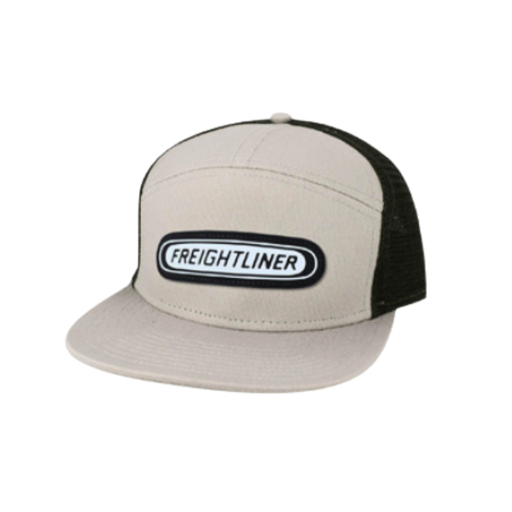 Freightliner Flat Brim Hat 7 Panel Snapback | Grey | GS
