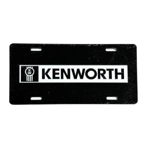 Kenworth Acrylic Vanity Plate Laser Cut Colored Mirror Finish | Black | GS