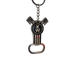 Kenworth Bottle Opener Keychain Chrome Zinc Epoxy | Black Logo | GS