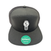 Kenworth Flat Brim Hat 7 Panel Snapback | Black Vintage Logo | GS