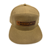 Kenworth Flat Brim Hat 7 Panel Snapback | Brown Horizontal Logo | GS