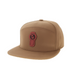 Kenworth Flat Brim Hat 7 Panel Snapback | Brown Vintage Logo | GS