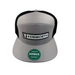 Kenworth Flat Brim Hat 7 Panel Snapback | Gray Horizontal Logo | GS