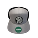 Kenworth Flat Brim Hat 7 Panel Snapback | Gray Retro Logo | GS