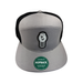 Kenworth Flat Brim Hat 7 Panel Snapback | Gray Vintage Logo | GS