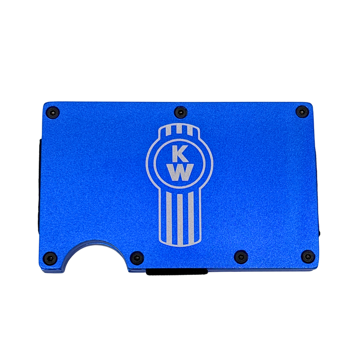 Kenworth RFID Blocking Money Clip Wallet | Blue | GS