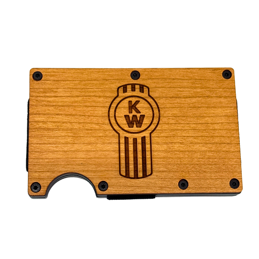 Kenworth RFID Blocking Money Clip Wallet | Light Wood | GS