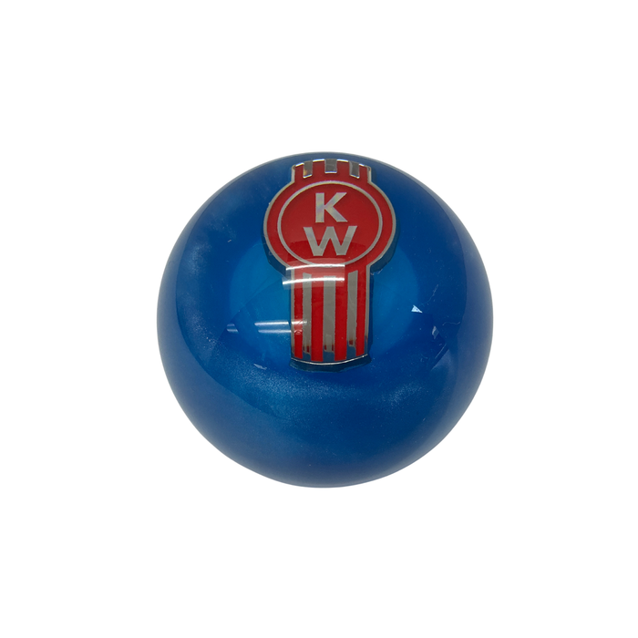 Kenworth Round Shift Knob 57mm Pearl and Solid Color | Pearl Blue | GS