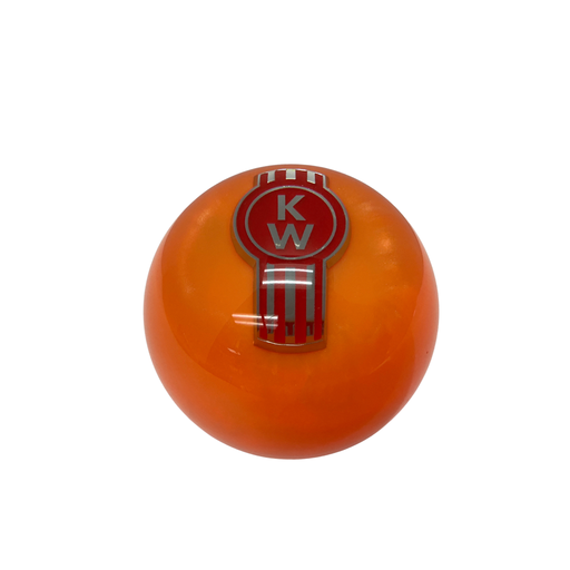 Kenworth Round Shift Knob 57mm Pearl and Solid Color | Pearl Orange | GS